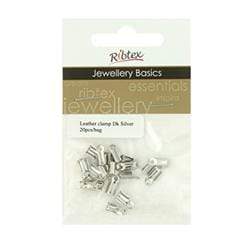 AussieSuperStore Jewellery Making Supplies Dark Silver JF Leather Clamp 10mm (in 2 colors) JF Leather Clamp 10mm | Jewellery Making Accessories 9323823056834 JF170